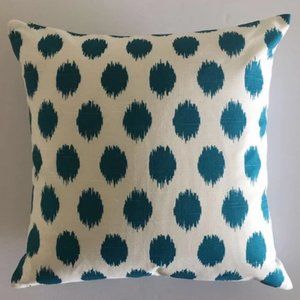 4Left 20 x 20" Jo Turquoise Circles Pillow Cover